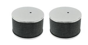 Air Cleaners, Dual Kadron, Chrome, Pair