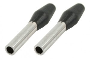 Door Lock Knobs, Black Pair