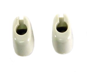 Sun Visor Clips White 65-67 Pr