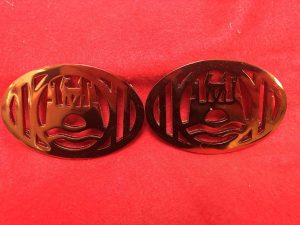 Horn Grill, Wolfsburg Bronze, Pair