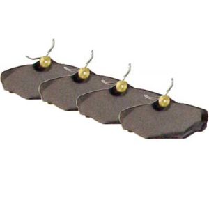 Disc Brake Pad Set, Fits 22-6123 & 22-6124 Brake Calipers, Set of 4 Pieces