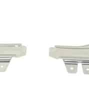 Gravel Guards Stainless Steel Front Pair