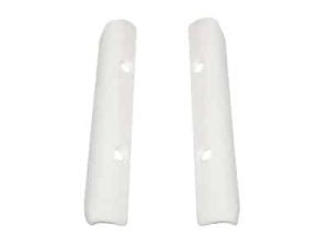 Hinge Covers 53-77 White Pair